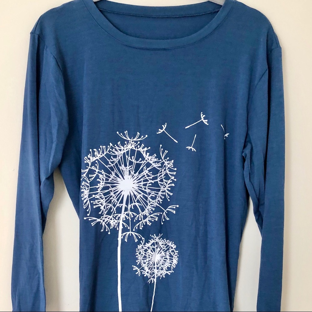 Long-Sleeve Dandelion T-Shirt